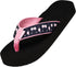 Norty Womens Resort Sandal Flip Flop Drink Rose